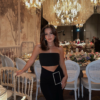 Diana Siyah Taş Detay Elbise - Görsel 2